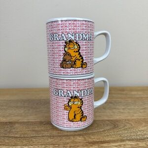 Garfield World’s Best Grandma‎ and Grandpa Set of 2 Mugs